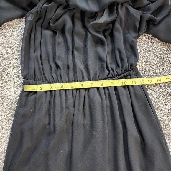 Show Me Your MuMu Sheer Black Hacienda Off-Shoulder Maxi Dress - Picture 9 of 12